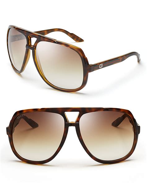 gucci 55mm aviator sunglasses|gucci oversized aviator sunglasses.